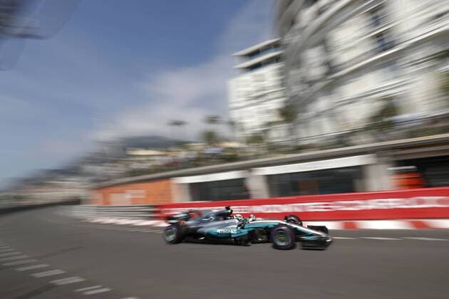Motorsports: FIA Formula One World Championship WM Weltmeisterschaft 2017, Grand Prix of Monaco, 44 Lewis Hamilton (GBR, Mercedes AMG Petronas F1 Team), Monte Carlo Monaco xHOCHxZWEIx
