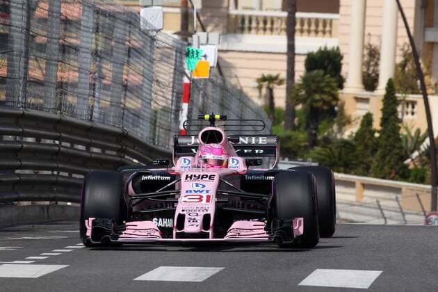 Monaco Grand Prix, Monte Carlo 24 - 28 May 2017 25.05.2017 - Free Practice 1, Esteban Ocon (FRA) Sahara Force India F1 VJM10 