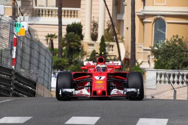 Monaco Grand Prix, Monte Carlo 24 - 28 May 2017 25.05.2017 - Free Practice 1, Kimi Raikkonen (FIN) Scuderia Ferrari SF70H 