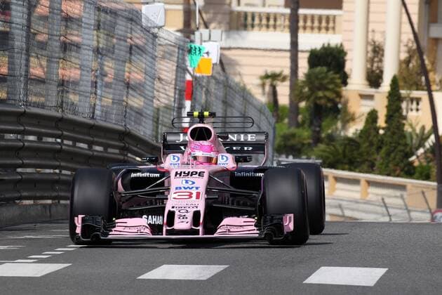 Monaco Grand Prix, Monte Carlo 24 - 28 May 2017 25.05.2017 - Free Practice 1, Esteban Ocon (FRA) Sahara Force India F1 VJM10 