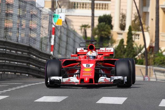 Monaco Grand Prix, Monte Carlo 24 - 28 May 2017 25.05.2017 - Free Practice 1, Sebastian Vettel (GER) Scuderia Ferrari SF70H 