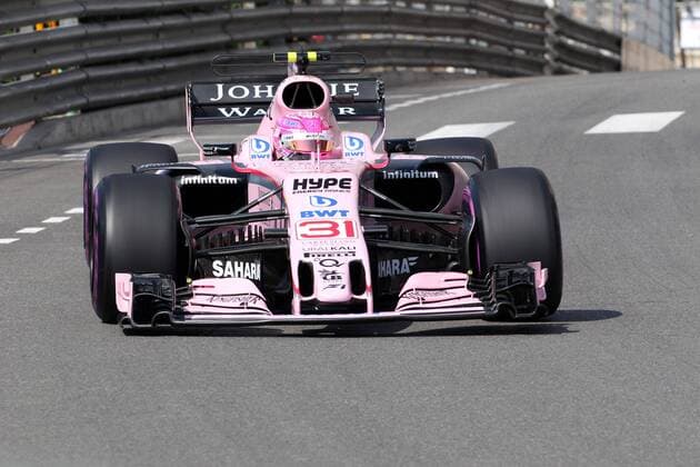 Monaco Grand Prix, Monte Carlo 24 - 28 May 2017 25.05.2017 - Free Practice 1, Esteban Ocon (FRA) Sahara Force India F1 VJM10 