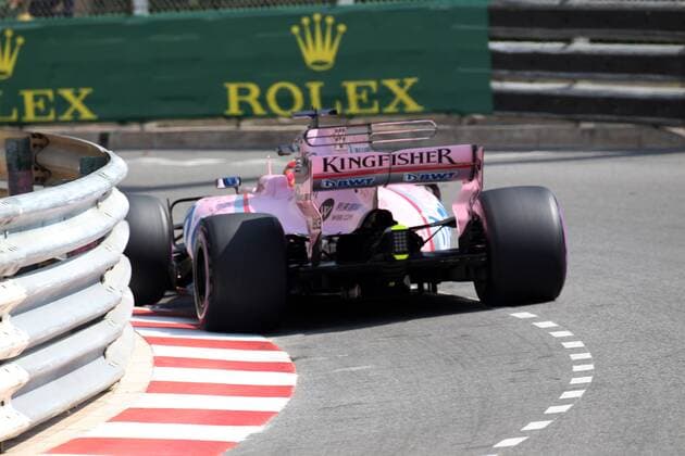 Monaco Grand Prix, Monte Carlo 24 - 28 May 2017 25.05.2017 - Free Practice 1, Sergio Perez (MEX) Sahara Force India F1 VJM010 