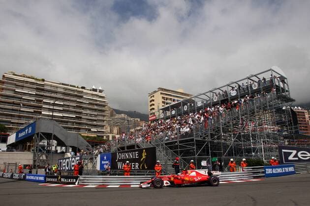 Monaco Grand Prix, Monte Carlo 24 - 28 May 2017 25.05.2017 - Free Practice 1, Kimi Raikkonen (FIN) Scuderia Ferrari SF70H 