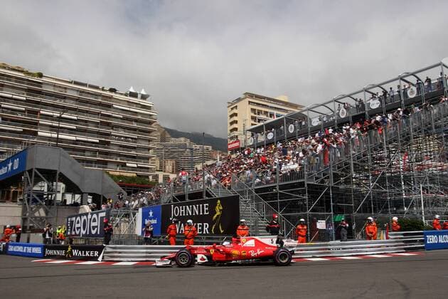 Monaco Grand Prix, Monte Carlo 24 - 28 May 2017 25.05.2017 - Free Practice 1, Sebastian Vettel (GER) Scuderia Ferrari SF70H 