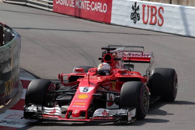 Monaco Grand Prix, Monte Carlo 24 - 28 May 2017 25.05.2017 - Free Practice 1, Sebastian Vettel (GER) Scuderia Ferrari SF70H 