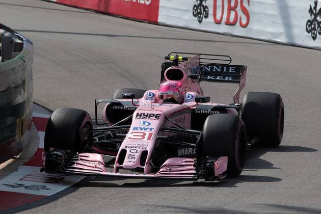 Monaco Grand Prix, Monte Carlo 24 - 28 May 2017 25.05.2017 - Free Practice 1, Esteban Ocon (FRA) Sahara Force India F1 VJM10 