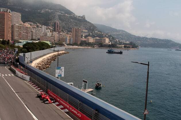 Monaco Grand Prix, Monte Carlo 24 - 28 May 2017 25.05.2017 - Free Practice 1, Kimi Raikkonen (FIN) Scuderia Ferrari SF70H 