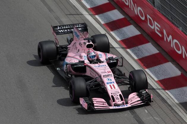 Monaco Grand Prix, Monte Carlo 24 - 28 May 2017 25.05.2017 - Free Practice 1, Sergio Perez (MEX) Sahara Force India F1 VJM010 