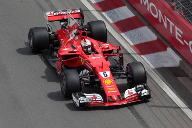 Monaco Grand Prix, Monte Carlo 24 - 28 May 2017 25.05.2017 - Free Practice 1, Sebastian Vettel (GER) Scuderia Ferrari SF70H 