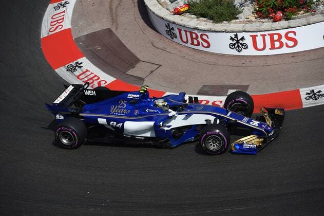 Pascal Wehrlein (Sauber F1 Team) mit seinem Auto auf der Strecke, Grosser Preis von Monaco 2017, Freies Training, Motorsport, Formel 1, 25.05.2017, Monte Carlo Copyright: xJERRY xEibner-Pressefotox EP_jer