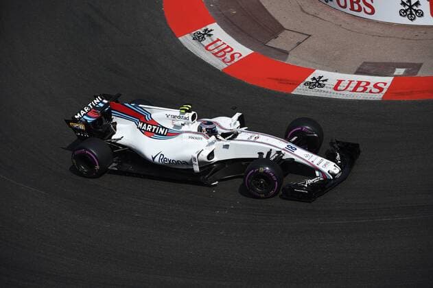 Lance Stroll (Williams Martini Racing) mit seinem Auto auf der Strecke in der Fairmont Kurve, Grosser Preis von Monaco 2017, Freies Training, Motorsport, Formel 1, 25.05.2017, Monte Carlo Copyright: xJERRY xEibner-Pressefotox EP_jer