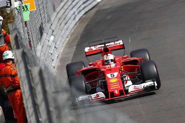 Motorsports: FIA Formula One World Championship WM Weltmeisterschaft 2017, Grand Prix of Monaco, 5 Sebastian Vettel (GER, Scuderia Ferrari), Monte Carlo Monaco xHOCHxZWEIx