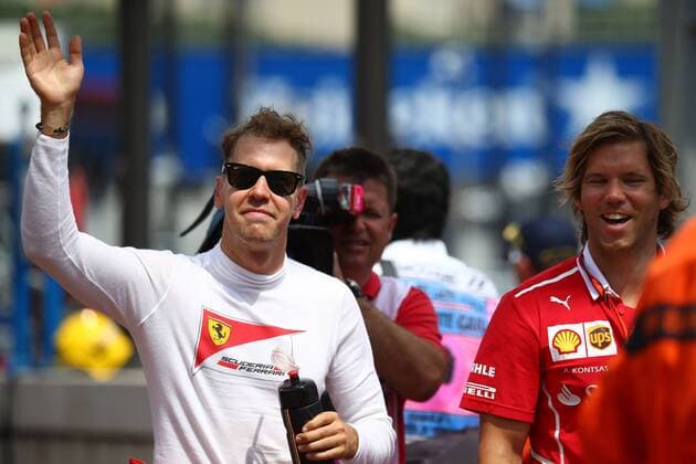 Monaco Grand Prix, Monte Carlo 24 - 28 May 2017 25.05.2017 - Free Practice 1, Sebastian Vettel (GER) Scuderia Ferrari SF70H 