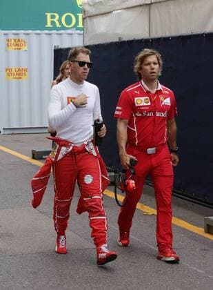 Sebastian Vettel (Scuderia Ferrari), Grosser Preis von Monaco 2017, Freies Training, Motorsport, Formel 1, 25.05.2017, Monte Carlo Copyright: xAndre Eibner-Pressefotox EP_JAE