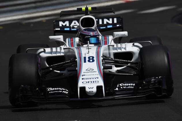Lance Stroll (Williams Martini Racing) im Streckenabschnitt Schwimmbad, Grosser Preis von Monaco 2017, Freies Training, Motorsport, Formel 1, 25.05.2017, Monte Carlo Copyright: xAndre Eibner-Pressefotox EP_JAE