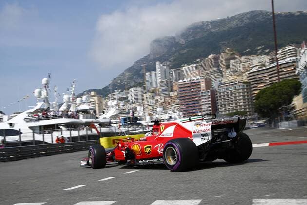 Motorsports: FIA Formula One World Championship WM Weltmeisterschaft 2017, Grand Prix of Monaco, 5 Sebastian Vettel (GER, Scuderia Ferrari), Monte Carlo Monaco xHOCHxZWEIx