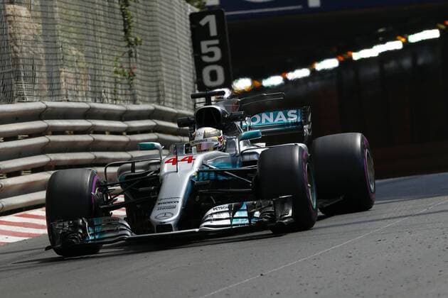 Motorsports: FIA Formula One World Championship WM Weltmeisterschaft 2017, Grand Prix of Monaco, 44 Lewis Hamilton (GBR, Mercedes AMG Petronas F1 Team), Monte Carlo Monaco xHOCHxZWEIx