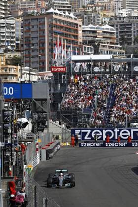 Motorsports: FIA Formula One World Championship WM Weltmeisterschaft 2017, Grand Prix of Monaco, 44 Lewis Hamilton (GBR, Mercedes AMG Petronas F1 Team), Monte Carlo Monaco xHOCHxZWEIx