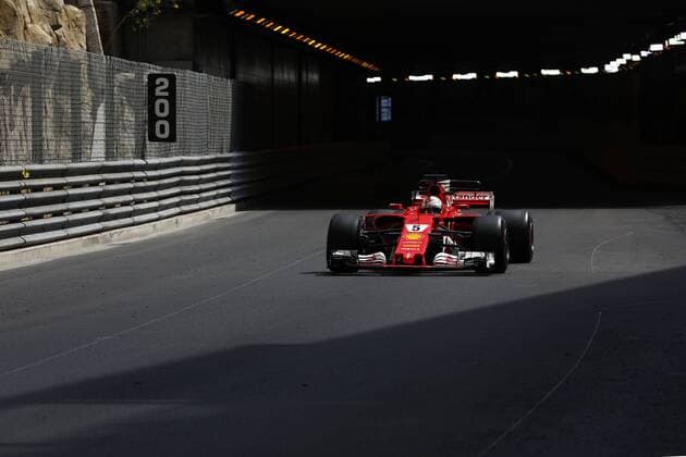 Motorsports: FIA Formula One World Championship WM Weltmeisterschaft 2017, Grand Prix of Monaco, 5 Sebastian Vettel (GER, Scuderia Ferrari), Monte Carlo Monaco xHOCHxZWEIx