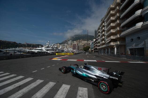 Monaco Grand Prix, Monte Carlo 24 - 28 May 2017 25.05.2017 - Free Practice 1, Lewis Hamilton (GBR) Mercedes AMG F1 W08 