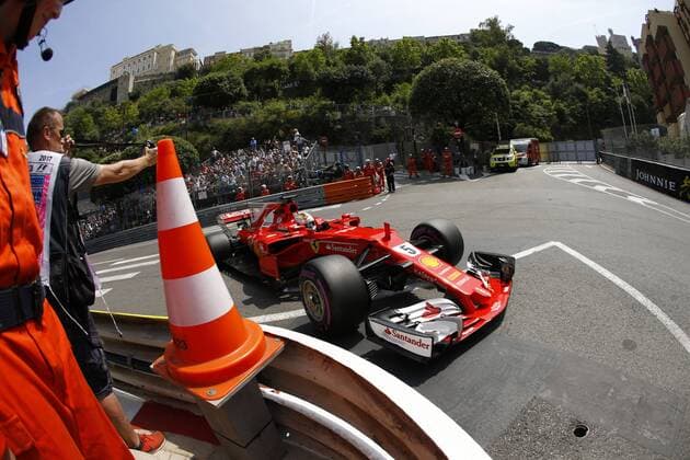 Motorsports: FIA Formula One World Championship WM Weltmeisterschaft 2017, Grand Prix of Monaco, 5 Sebastian Vettel (GER, Scuderia Ferrari), Monte Carlo Monaco xHOCHxZWEIx