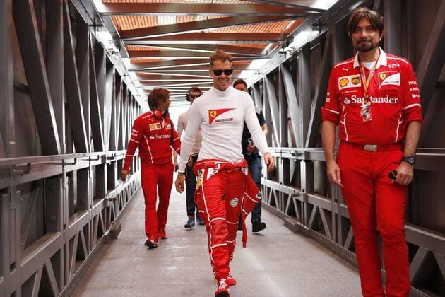 Bilder des Tages - SPORT Motorsports: FIA Formula One World Championship WM Weltmeisterschaft 2017, Grand Prix of Monaco, 5 Sebastian Vettel (GER, Scuderia Ferrari), Monte Carlo Monaco xHOCHxZWEIx