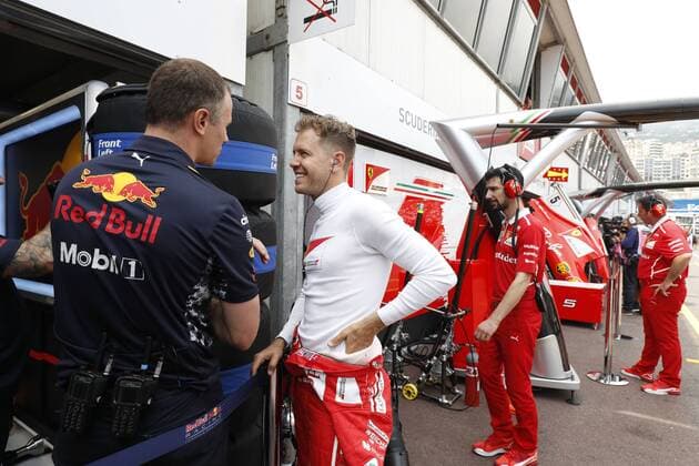 Motorsports: FIA Formula One World Championship WM Weltmeisterschaft 2017, Grand Prix of Monaco, 5 Sebastian Vettel (GER, Scuderia Ferrari), Monte Carlo Monaco xHOCHxZWEIx