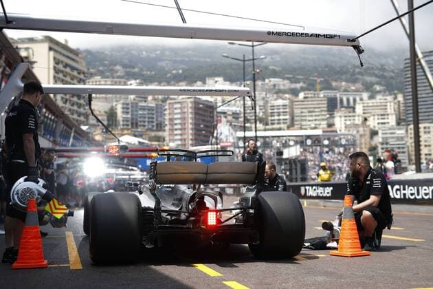 Motorsports: FIA Formula One World Championship WM Weltmeisterschaft 2017, Grand Prix of Monaco, 77 Valtteri Bottas (FIN, Mercedes AMG Petronas F1 Team), Monte Carlo Monaco xHOCHxZWEIx