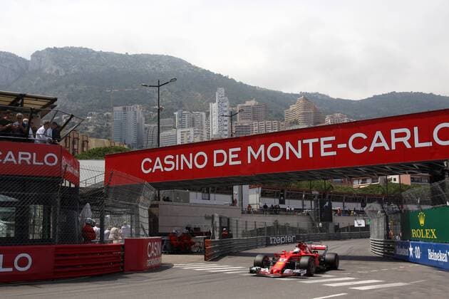 Monaco Grand Prix, Monte Carlo 24 - 28 May 2017 25.05.2017 - Free Practice 2, Sebastian Vettel (GER) Scuderia Ferrari SF70H 