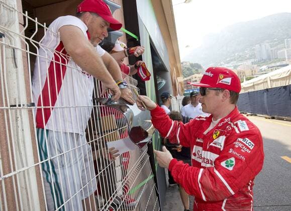 Monaco, Monte Carlo - May 25, 2017: FIA Formula One World Championship WM Weltmeisterschaft Kimi Raikkonen, Scuderia Ferrari Monaco F1 Grand Prix 2017, Kimi Raikkonen, Scuderia Ferrari