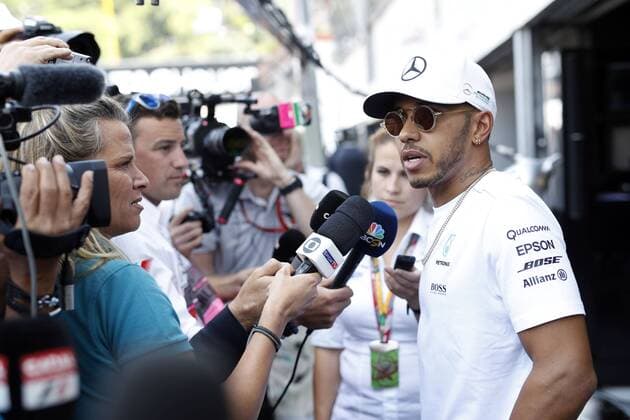 Motorsports: FIA Formula One World Championship WM Weltmeisterschaft 2017, Grand Prix of Monaco, 44 Lewis Hamilton (GBR, Mercedes AMG Petronas F1 Team), Monte Carlo Monaco xHOCHxZWEIx