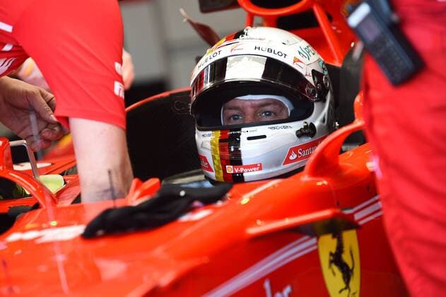 Sebastian Vettel (Scuderia Ferrari) im Auto, Grosser Preis von Monaco 2017, Freies Training, Motorsport, Formel 1, 25.05.2017, Monte Carlo Copyright: xJERRY xEibner-Pressefotox EP_jer