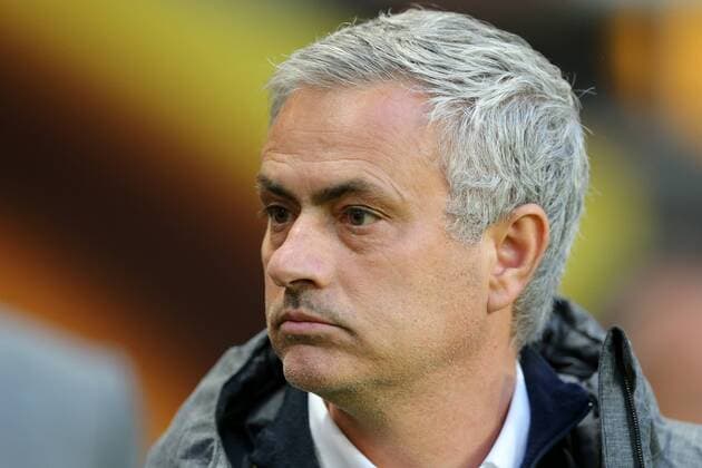May 24, 2017 - Stockholm, Sweden - Manchester United ManU manager Jose Mourinho reacts following the UEFA Europa League Final match between Ajax and Manchester United at Friends Arena on May 24, 2017 in Stockholm, Sweden. Ajax v Manchester United - UEFA Europa League Final  - ZUMAn230 20170524_zaa_n230_393 Copyright: xFotoxOlimpikx