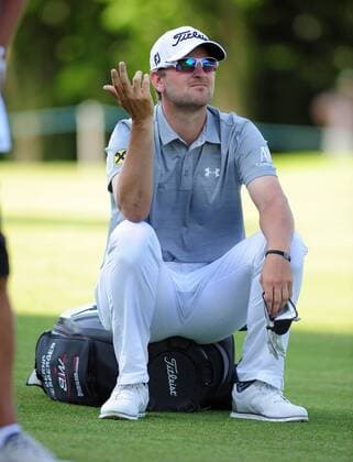 Golf - 2017 BMW PGA Golf Herren Championship - West Course, Wentworth Bernd Weisberger, waits for the group in front during the first round. COLORSPORT ANDREW COWIE 