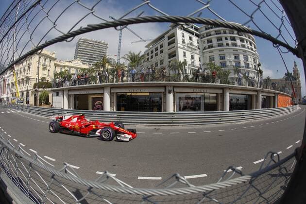 Motorsports: FIA Formula One World Championship WM Weltmeisterschaft 2017, Grand Prix of Monaco, 7 Kimi Raikkonen (FIN, Scuderia Ferrari), Monte Carlo Monaco xHOCHxZWEIx