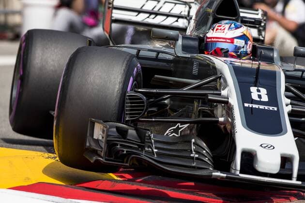 May 25, 2017 - Monaco, Monaco - 08 GROSJEAN Romain from France of Haas VF-17 Ferrari Haas F1 team during the Monaco Grand Prix of the FIA Formula 1 championship, at Monaco on 25th of 2017. F1 Grand Prix of Monaco - Practice  - ZUMAn230 20170525_zaa_n230_367 Copyright: xXavierxBonillax
