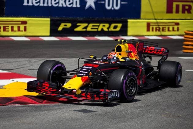 May 25, 2017 - Monaco, Monaco - 33 VERSTAPPEN Max from Netherland of Red Bull Tag Heuer RB13 during the Monaco Grand Prix of the FIA Formula 1 championship, at Monaco on 25th of 2017. F1 Grand Prix of Monaco - Practice  - ZUMAn230 20170525_zaa_n230_382 Copyright: xXavierxBonillax