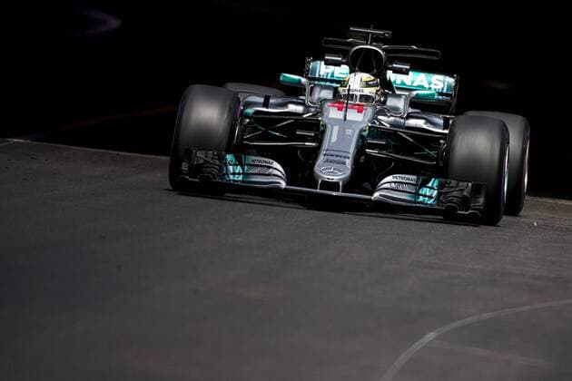 May 25, 2017 - Monaco, Monaco - 44 HAMILTON Lewis from Great Britain of Mercedes W08 Hybrid EQ Power+ team Mercedes GP during the Monaco Grand Prix of the FIA Formula 1 championship, at Monaco on 25th of 2017. F1 Grand Prix of Monaco - Practice  - ZUMAn230 20170525_zaa_n230_407 Copyright: xXavierxBonillax