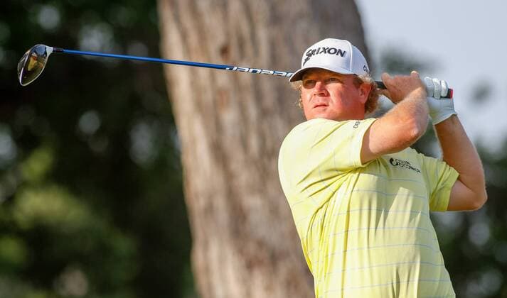 May 26, 2017 - Fort Worth, TX, USA - William McGirt tees off on the 11th hole during the second round of the Dean & DeLuca Invitational golf tournament at Colonial Country Club Friday, May 26, 2017 in Fort Worth, Texas. Colonial - ZUMAm67_ 20170526_zaf_m67_008 Copyright: xRayxCarlinx