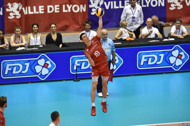 Thibault Rossart (france) VOLLEY-BALL : France vs Turquie - Tournoi de qualificacatif au championnat du monde - 26 05 2017 FredericChambert Panoramic 