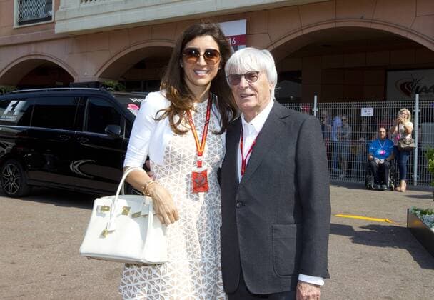 Bilder des Tages - SPORT Monaco, Monte Carlo - May 26, 2017: FIA Formula One World Championship WM Weltmeisterschaft Bernie Ecclestone with wife Fabiana Flosi Monaco F1 Grand Prix 2017, Bernie Ecclestone