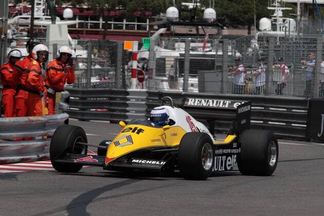 Monaco Grand Prix, Monte Carlo 24 - 28 May 2017 26.05.2017 - Alain Prost (FRA) Renault F1 Team Special Advisor, Renault RE40 