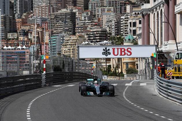 Bilder des Tages - SPORT Monaco Grand Prix, Monte Carlo 24 - 28 May 2017 27.05.2017 - Free Practice 3, Lewis Hamilton (GBR) Mercedes AMG F1 W08 
