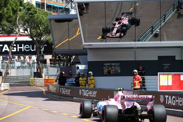 Bilder des Tages - SPORT Monaco Grand Prix, Monte Carlo 24 - 28 May 2017 27.05.2017 - Free Practice 3, Esteban Ocon (FRA) Sahara Force India F1 VJM10 