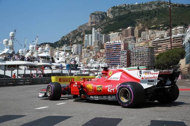 Monaco Grand Prix, Monte Carlo 24 - 28 May 2017 27.05.2017 - Free Practice 3, Sebastian Vettel (GER) Scuderia Ferrari SF70H 