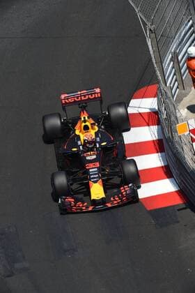 Max Verstappen (Red Bull Racing) mit seinem Auto auf der Strecke, Grosser Preis von Monaco 2017, Motorsport, Formel 1, Qualifikation, 27.05.2017, Monte Carlo Copyright: xAndre Eibner-Pressefotox EP_JAE