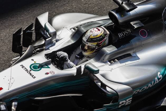 May 27, 2017 - Monte-Carlo, Monaco - 44 HAMILTON Lewis from Great Britain of Mercedes W08 Hybrid EQ Power+ team Mercedes GP during the Monaco Grand Prix of the FIA Formula 1 championship, at Monaco on 27th of 2017. Grand Prix of Monaco - Qualifying  - ZUMAn230 20170527_zaa_n230_062 Copyright: xXavierxBonillax