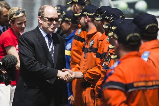 May 27, 2017 - Monte-Carlo, Monaco - Albert II, Prince of Monaco during the Monaco Grand Prix of the FIA Formula 1 championship, at Monaco on 27th of 2017. Grand Prix of Monaco - Qualifying  - ZUMAn230 20170527_zaa_n230_082 Copyright: xXavierxBonillax
