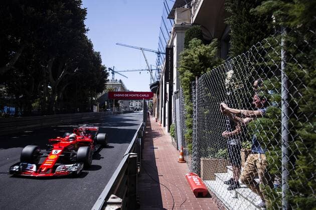 May 27, 2017 - Monte-Carlo, Monaco - 05 VETTEL Sebastian from Germany of Ferrari SF70-H team scuderia Ferrari during the Monaco Grand Prix of the FIA Formula 1 championship, at Monaco on 27th of 2017. Grand Prix of Monaco - Qualifying  - ZUMAn230 20170527_zaa_n230_087 Copyright: xXavierxBonillax